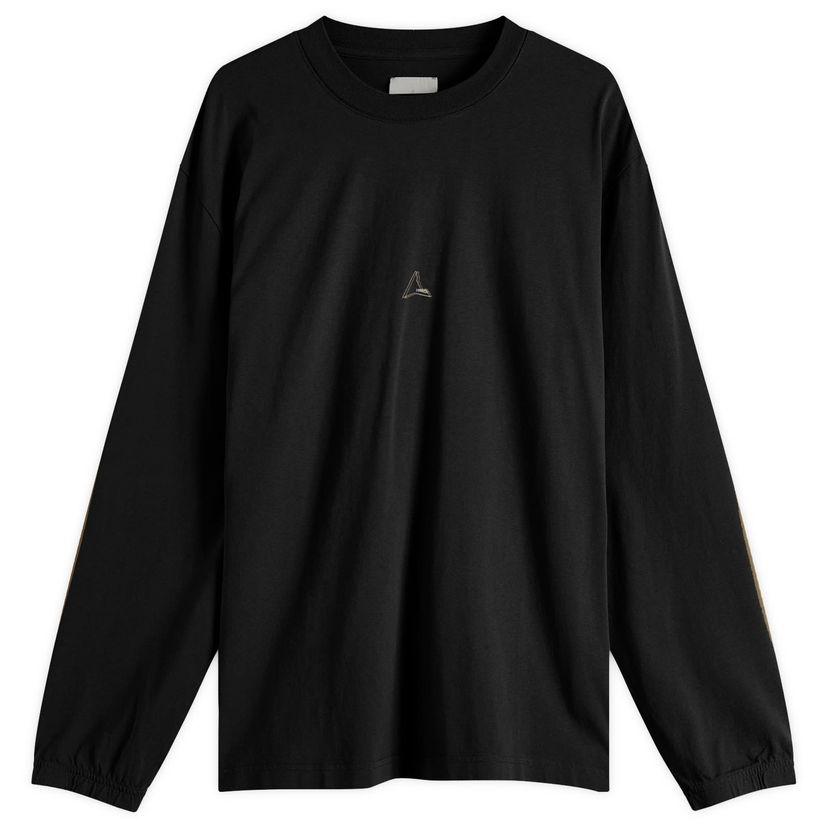 Majica kratkih rukava ROA ROA Logo Long Sleeve T-Shirt, Size Large Crna | RBMW0399JY35-BLK0001