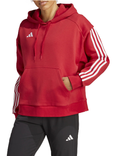 Dukserice adidas Performance Tiro 23 Competiton Hoodie Crvena | ic4615