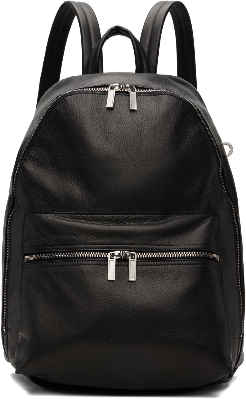 Ruksak Rick Owens Rick Owens Concordians Leather Backpack Crna | RA02E0771 LCN