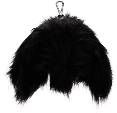 Privjesci za ključeve Simone Rocha Simone Rocha Faux Fur Hare Coin Purse Bag Charm Crna | COINPURSE1 0815, 0