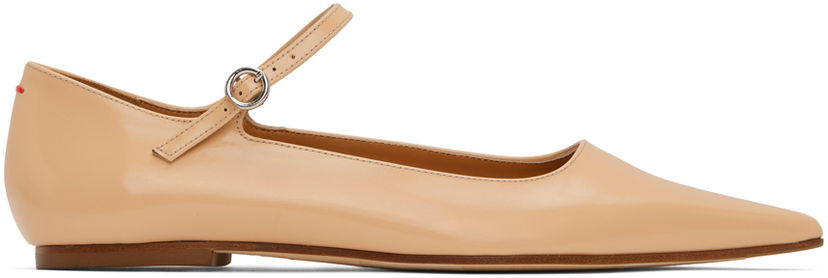 Odjeća Aeyde Aeyde Cleo Ballerina Flats Bež | A11-FL-SNDP8 FL131-FW24-960-028