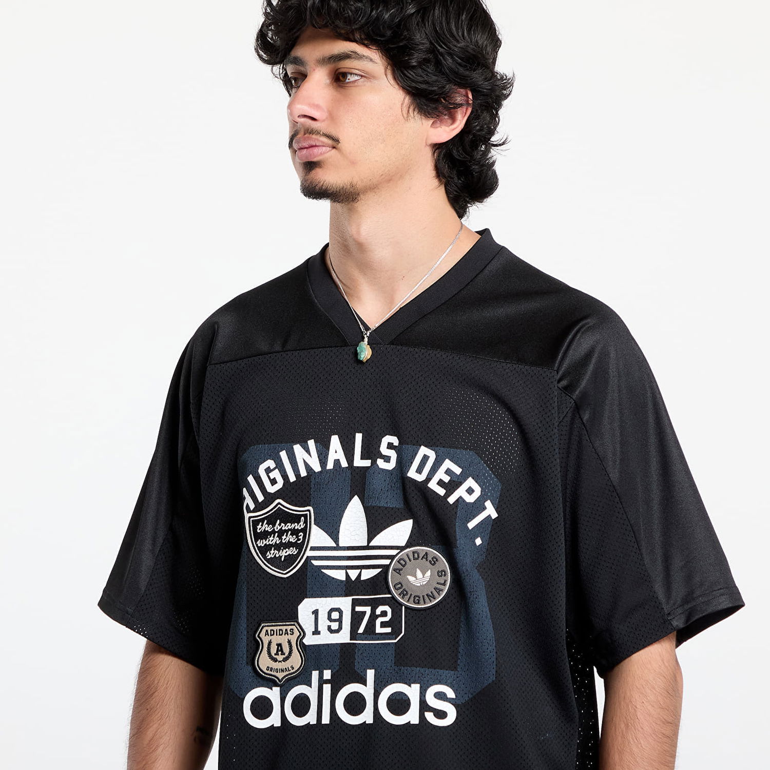 Dres adidas Originals adidas Originals Dept. Graphic Mesh Jersey Crna | KD6252, 1