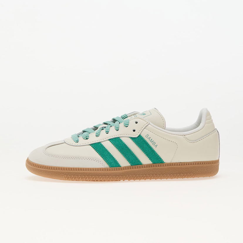 Tenisice i cipele adidas Originals Samba Og W Off White/ Court Green/ Haze Green EUR Bijela | JI3906