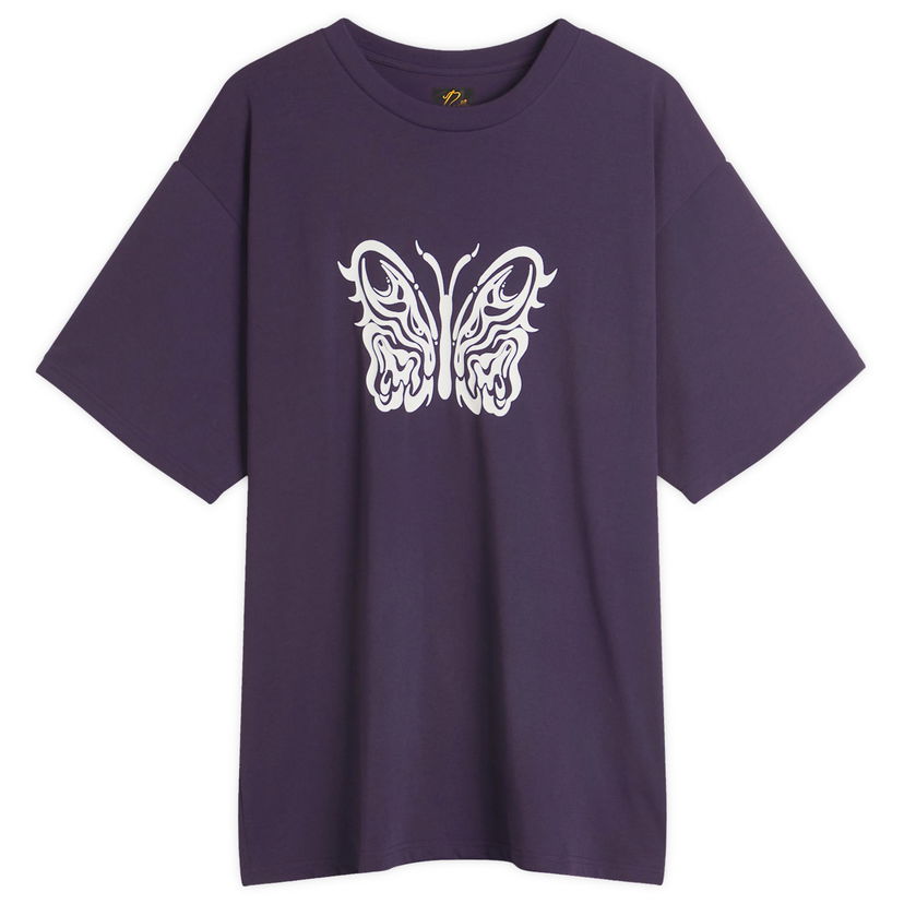 Majica kratkih rukava Needles Needles x Kae Tanaka Papillion Graphic T-Shirt, Size M Ljubičasta | QV433-B