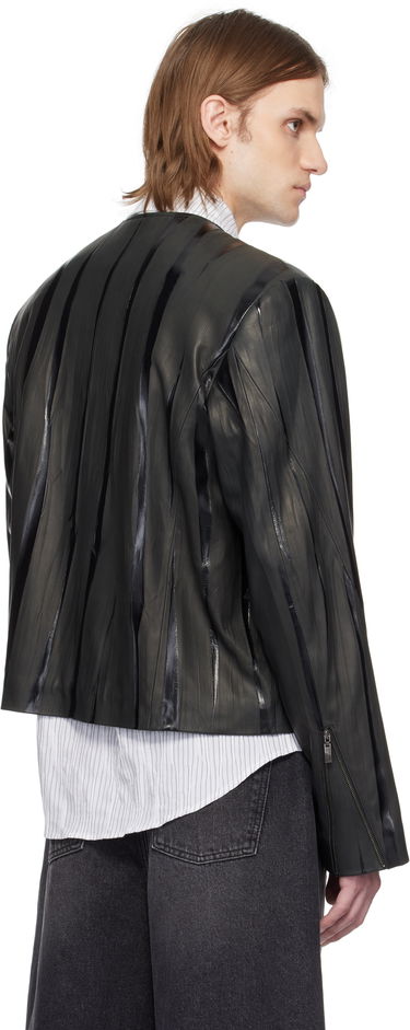 Bomber jakna ADER ERROR ADER error Product. 14 Cropped Leather Jacket Crna | BO01SSJK0107BK, 2