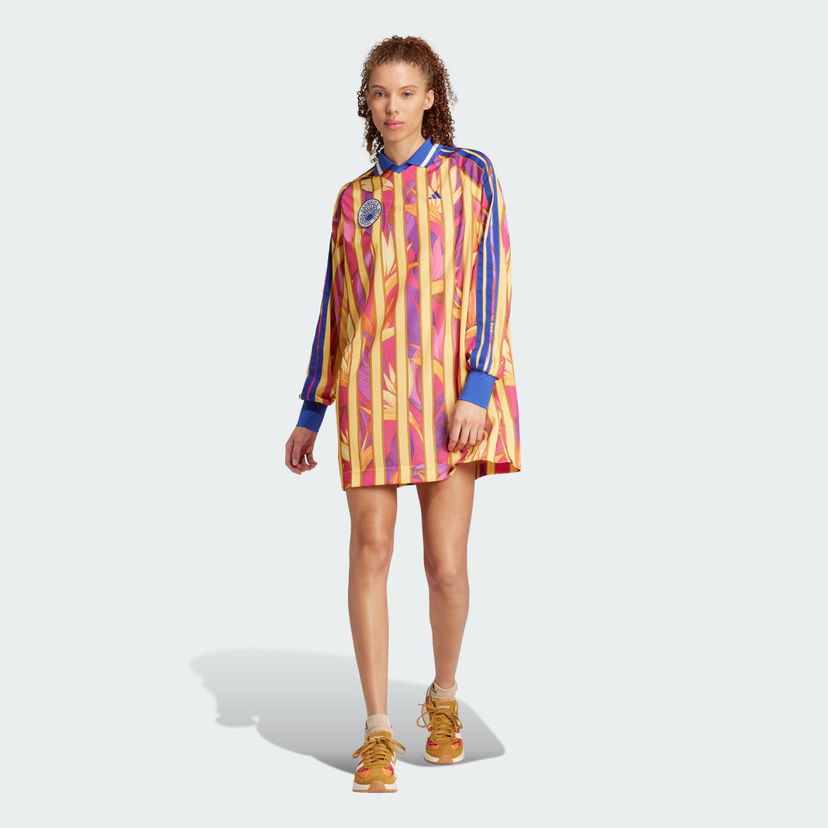 Haljina adidas Performance adidas X FARM Premium Dress Višebojno | JD6285