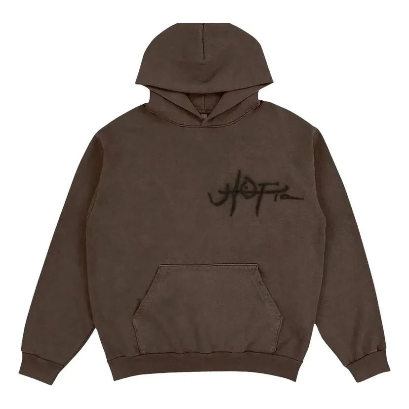 Dukserice Cactus Jack by Travis Scott Travis Scott Cactus Jack UTOPIA A2 Hoodie Smeđa | TSUT-BS12
