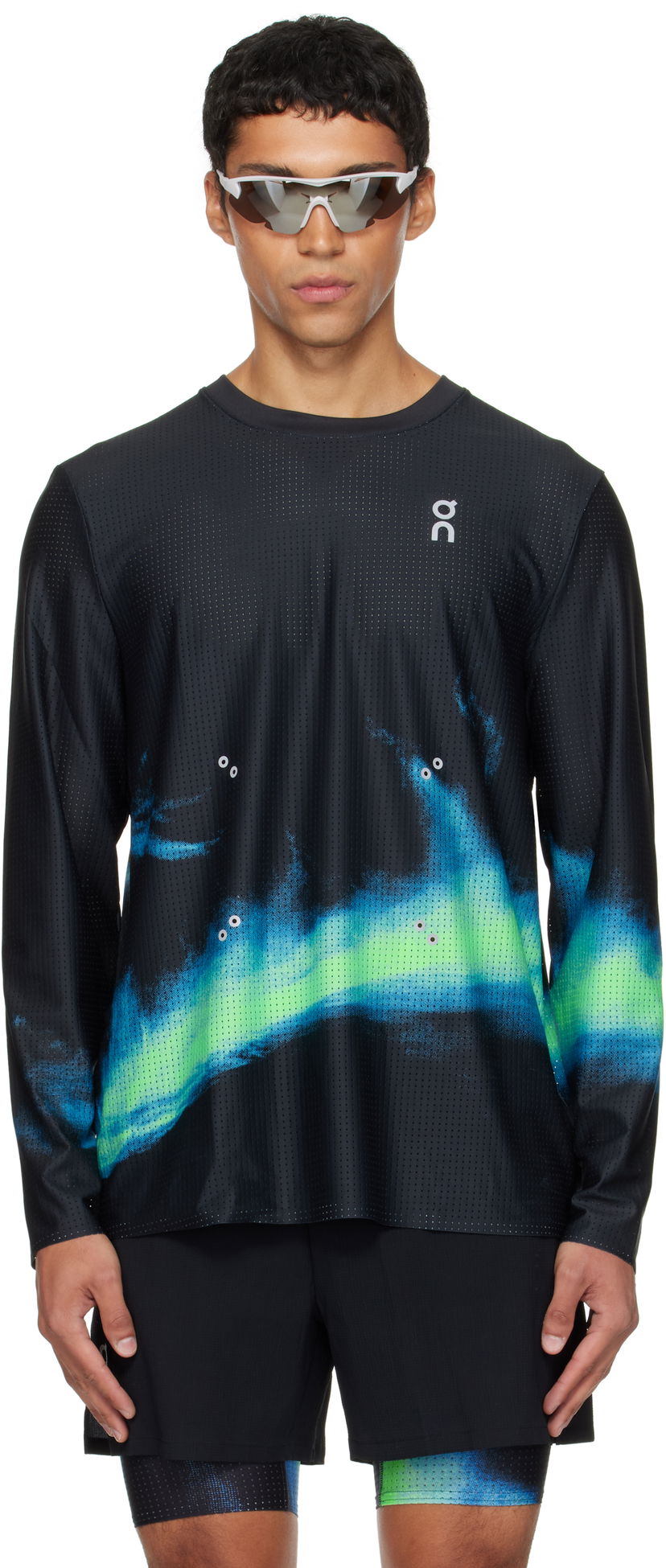 Majica kratkih rukava On Running Pace Mesh Long Sleeve Running T-Shirt Crna | 1MF10733398