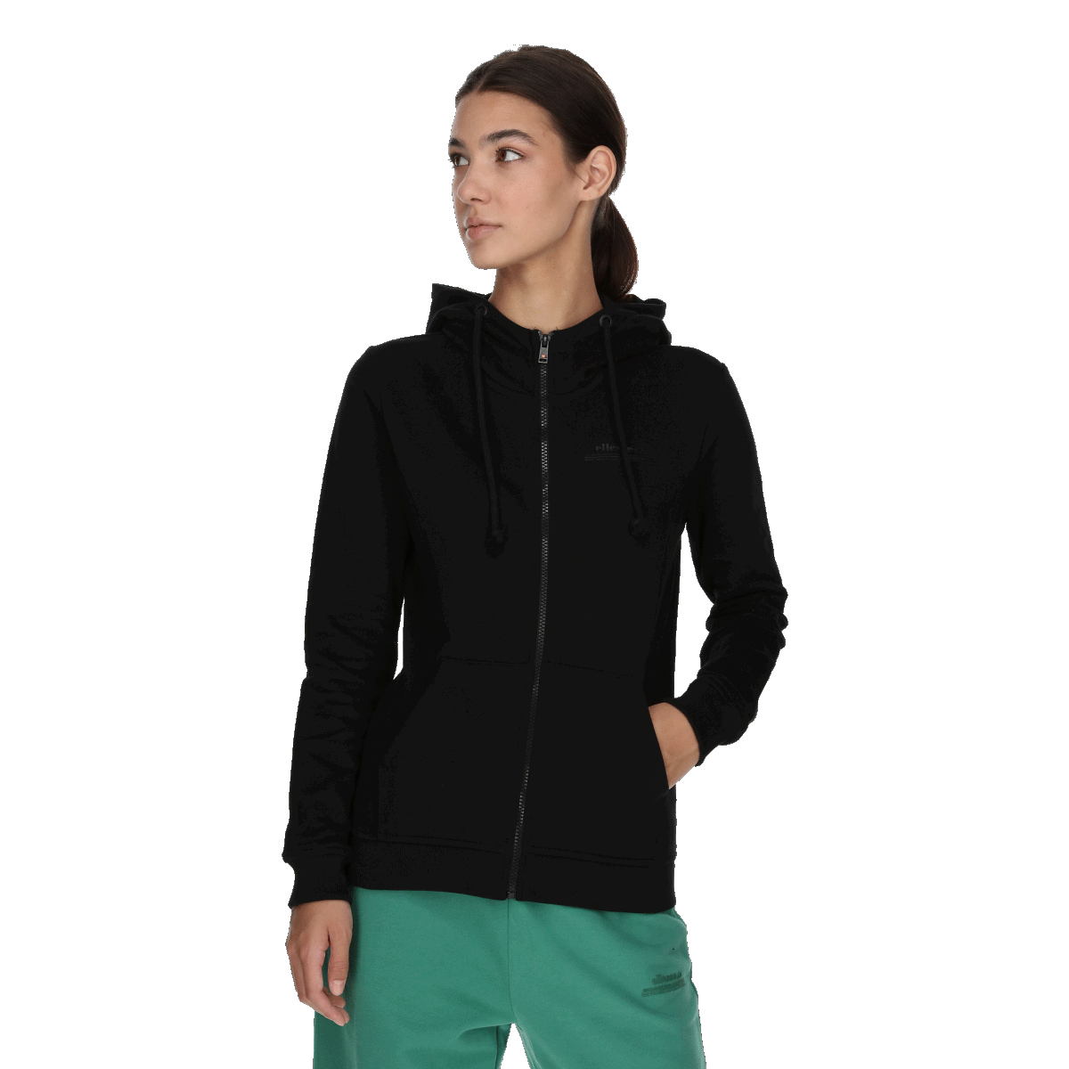 Dukserice Ellesse Full-Zip Hoodie Crna | ELA243F602-01, 0