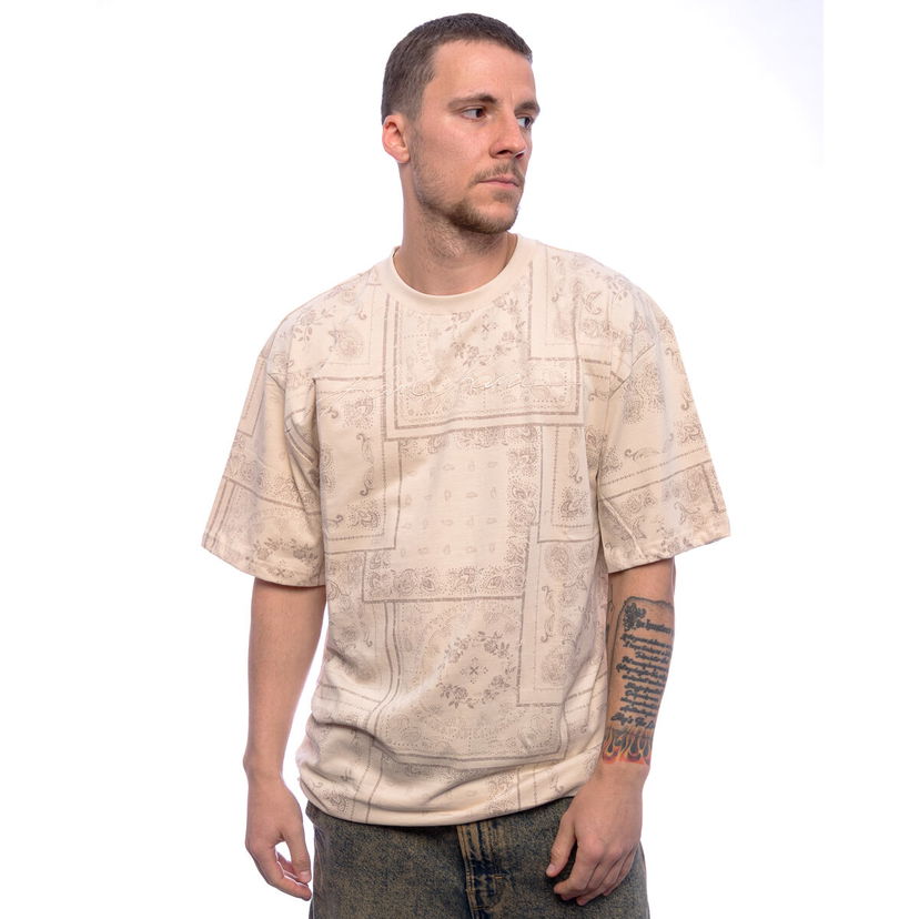 Majica kratkih rukava Karl Kani Karl Kani Signature Paisley T-Shirt Bež | KK-PD00005342