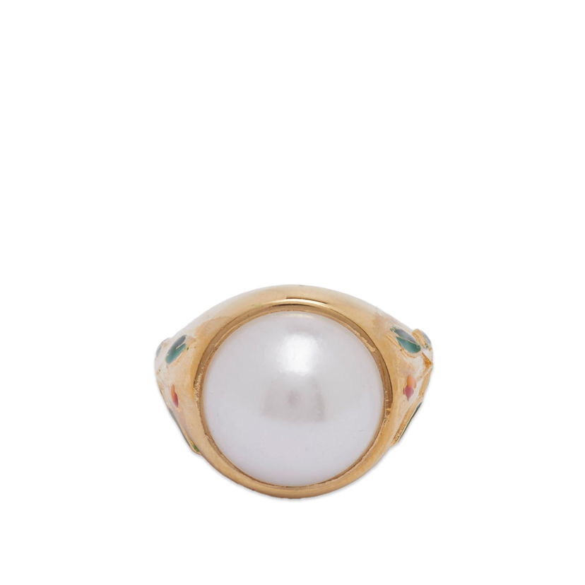 Prsten Casablanca Pearl Signet Ring Bež | JW-088-01