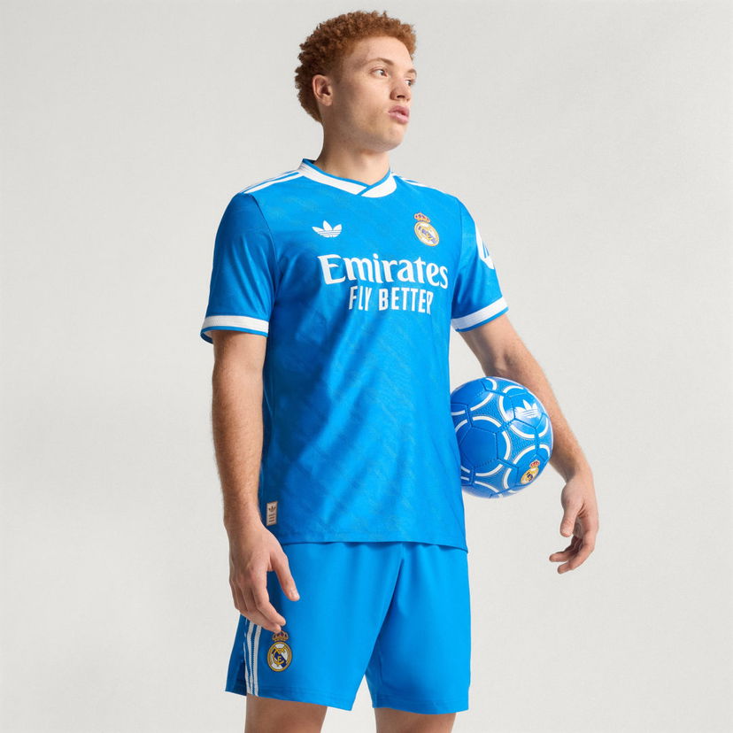 Dres adidas Performance Real Madrid 25/26 Authentic Third Jersey Plava | JV5839