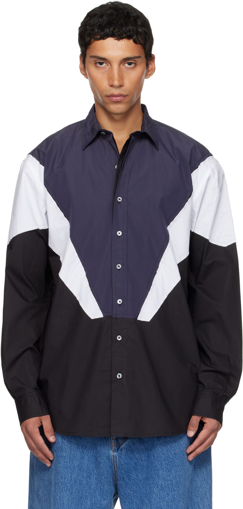 Košulja VETEMENTS Vetements Tracksuit Panel Shirt Višebojno | UH76SH860BN