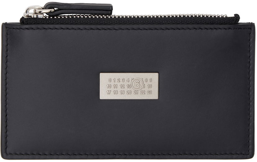 Novčanik Maison Margiela Card Holder Leather Crna | SA5UI0016 P7179