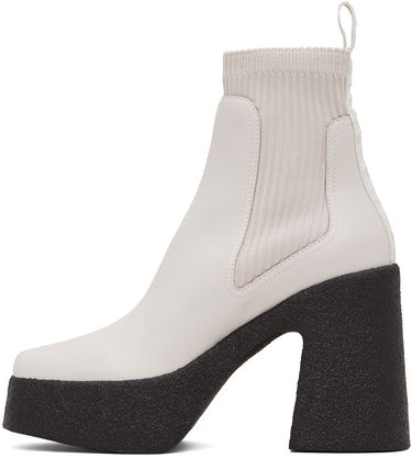 Tenisice i cipele Stella McCartney Skyla Heeled Sock Boots Bijela | 810440E00195, 2