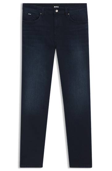 Jeans BOSS BOSS Delaware Slim-Fit Stretch Denim Jeans Tamnoplava | 50544927