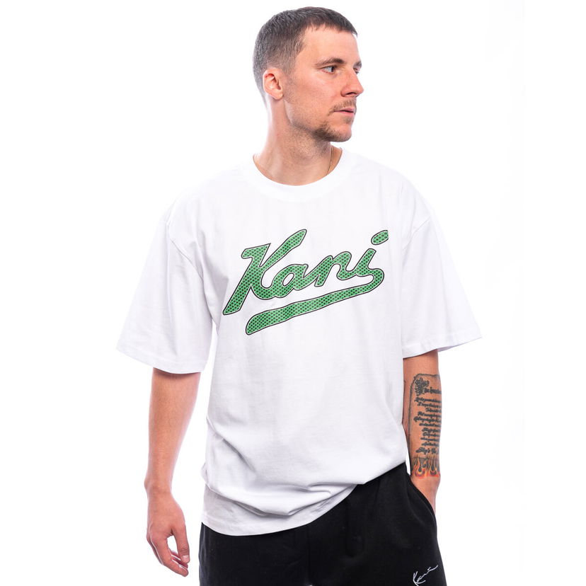 Majica kratkih rukava Karl Kani Triko Karl Kani - Varsity Palm Print T-Shirt - White velikost S Bijela | KK-PD00005336