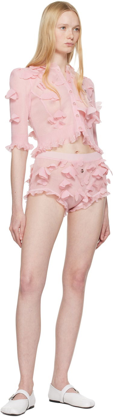 Gaćice Coperni Coperni Knitted Butterfly Appliqué Shorts Ružičasta | COPML138Y3015, 3