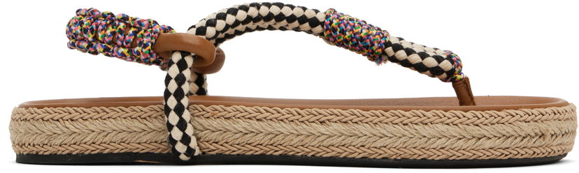Dodaci ISABEL MARANT Isabel Marant Gypsa Rope Thong Sandals Smeđa | SD0231FA-C1B07S