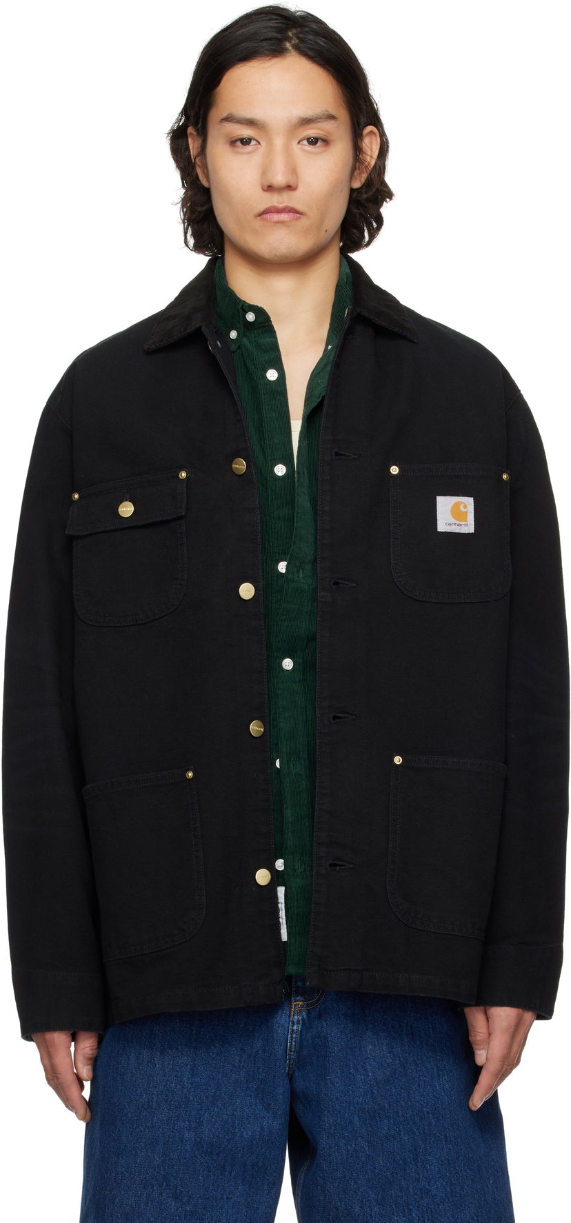 Jakna Carhartt WIP Chore Coat Crna | I035281
