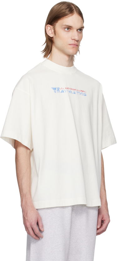 Majica kratkih rukava Alexander Wang Alexander Wang Logo-Print T-Shirt Bijela | UCC2251835, 4