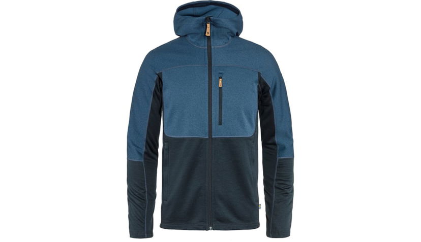 Dukserice FJÄLLRÄVEN Abisko Trail Fleece M Hooded Jacket Plava | F82257-534-555