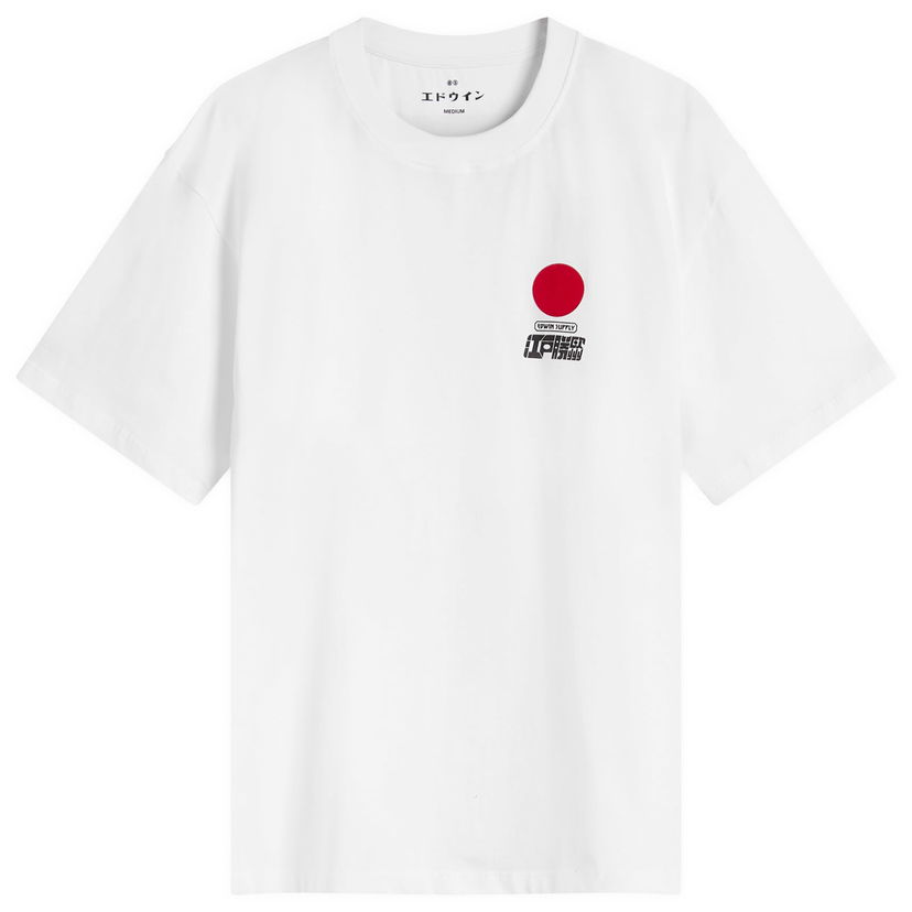 Majica kratkih rukava EDWIN Sun Graphic T-Shirt Bijela | I035002-0200