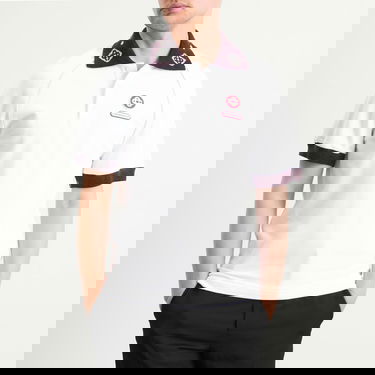 Polo majica Casablanca Textured Pique Chenille Collar Raglan Polo Višebojno | M-AW25-JTP-435-01, 2