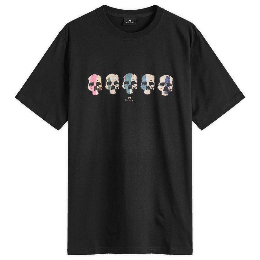 Majica kratkih rukava Paul Smith Paul Smith Multi Skull T-Shirt, Size Large Crna | M2R-011R-PP5129-79