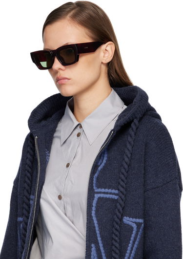 Sunčane naočale Loewe Paula's Ibiza Goggle Rectangle Sunglasses Smeđa | LW40172UW5652N 192337236150, 3