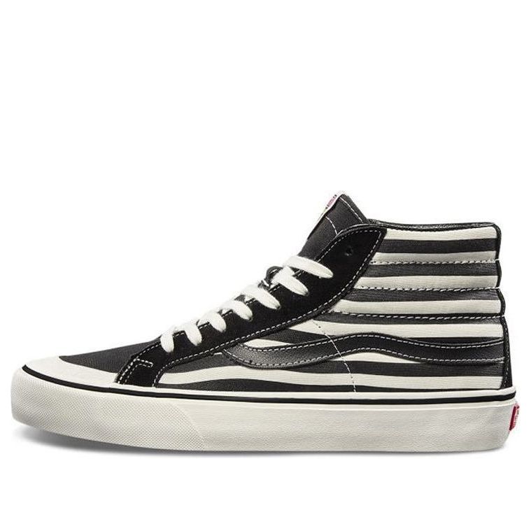 Tenisice i cipele Vans SK8-Hi Stripe High Top Crna | VN0A3ZCEUZS
