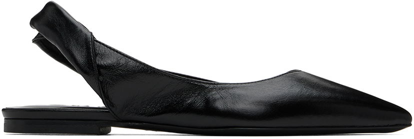 Odjeća BY FAR BY FAR Yasha Slingback Flats Crna | MWFFC024LL002BK001PL