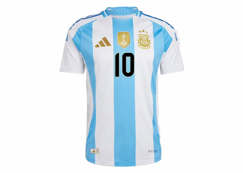 Dres adidas Performance Argentina 2024 Messi Home Authentic Jersey White/Blue Burst Plava | JN1505