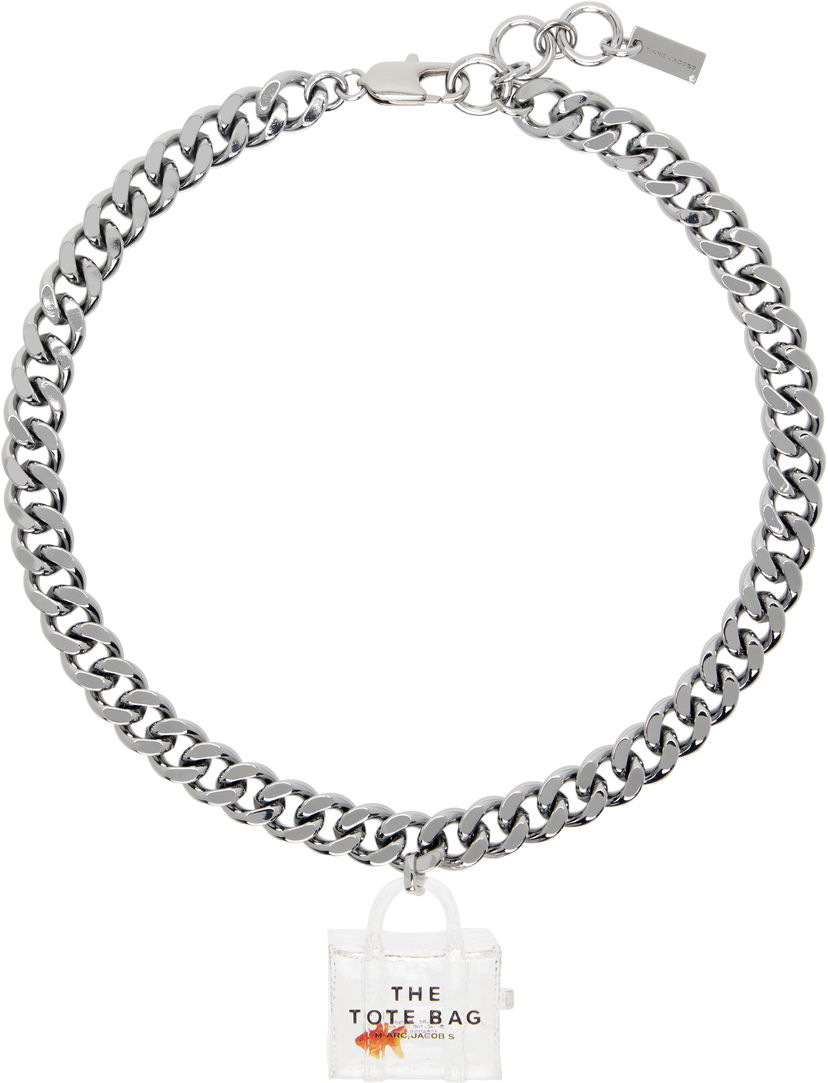 Ogrlica Marc Jacobs Marc Jacobs The Tote Bag Goldfish Chain Necklace Metalik | 2P4JNC001J24