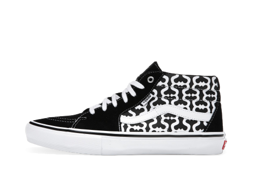 Skateboarding Vans Skate Grosso Mid Supreme Monogram S Logo Black Crna | VN0A5KS15XH