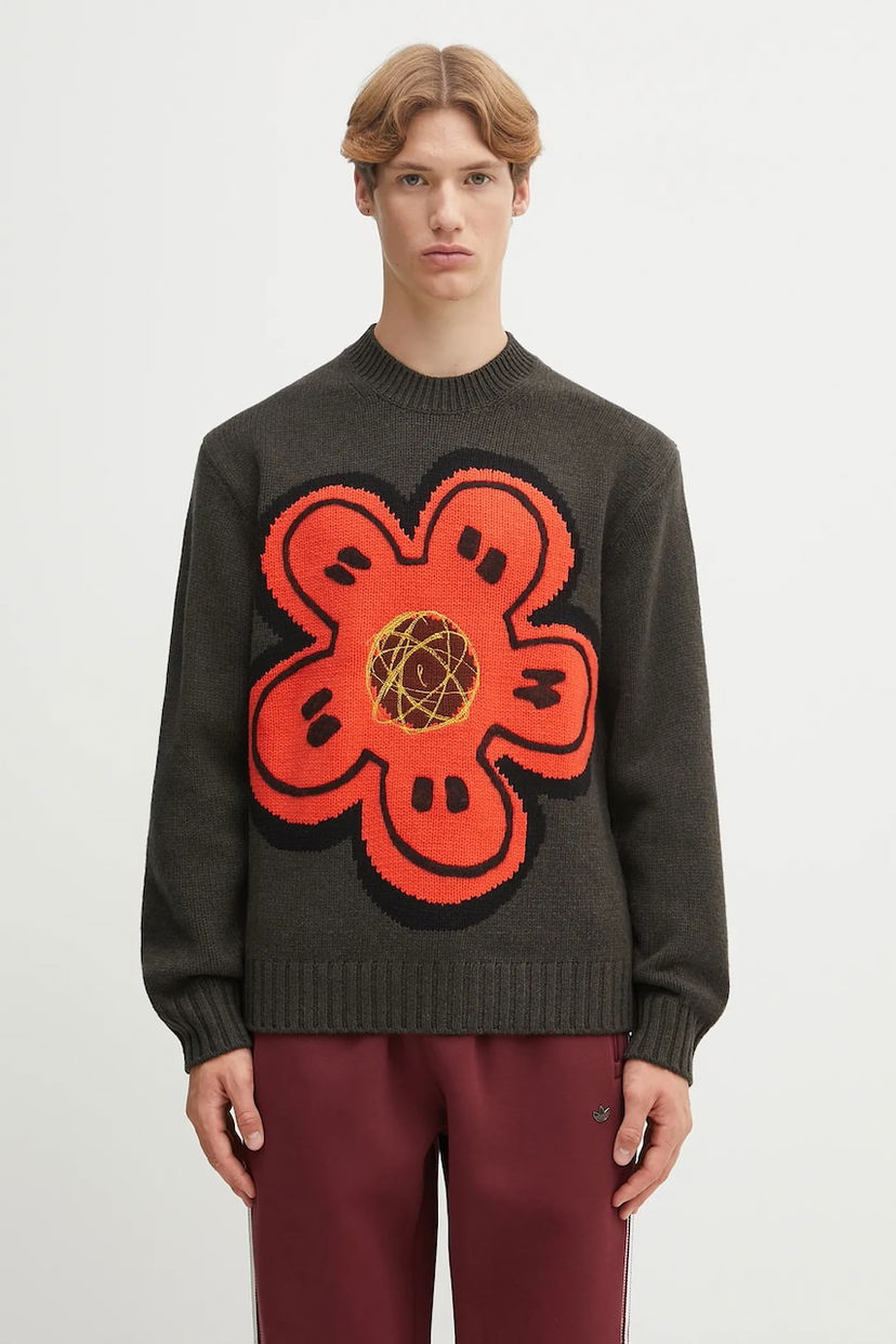 Džemper KENZO Kenzo RWS Futura Knit Jumper Zelena | FF65PU7413CK