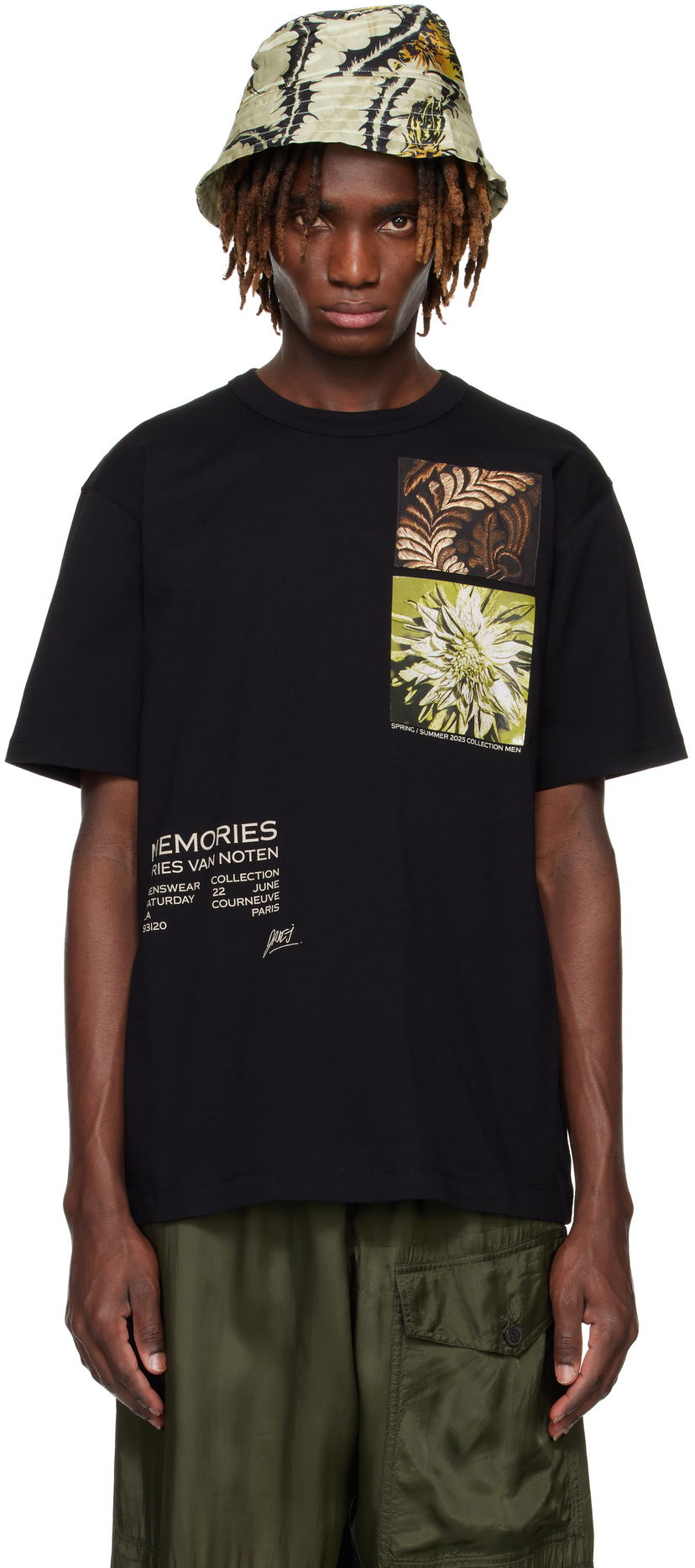 Majica kratkih rukava Dries Van Noten Dries Van Noten Show Graphic Print T-Shirt Crna | 251-021109-1600