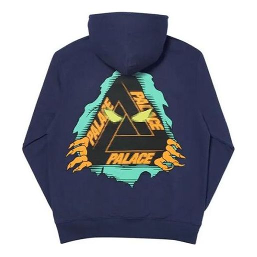 Dukserice Palace Triangle Logo Sweatshirt Plava | P19HD044