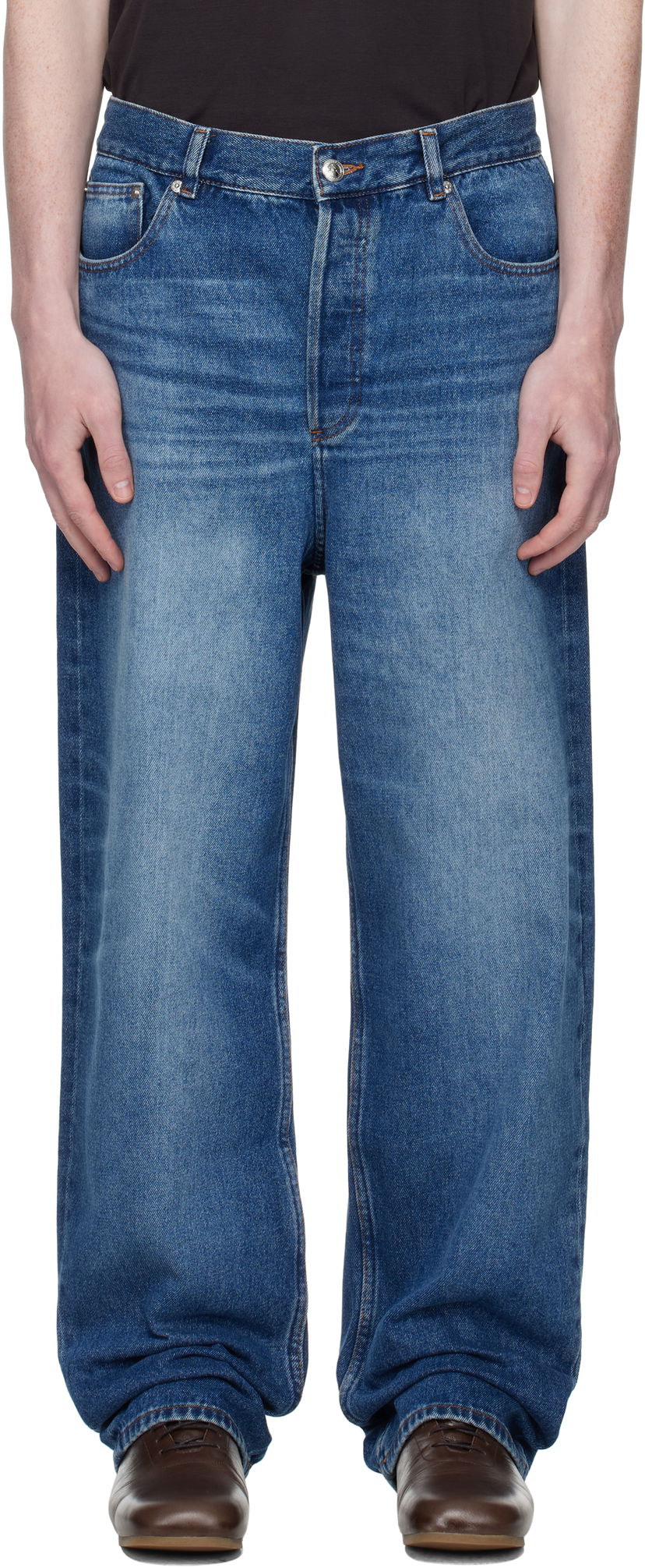 Jeans A.P.C. A.P.C. Solal Loose Fit Jeans Plava | COHAD-M09238