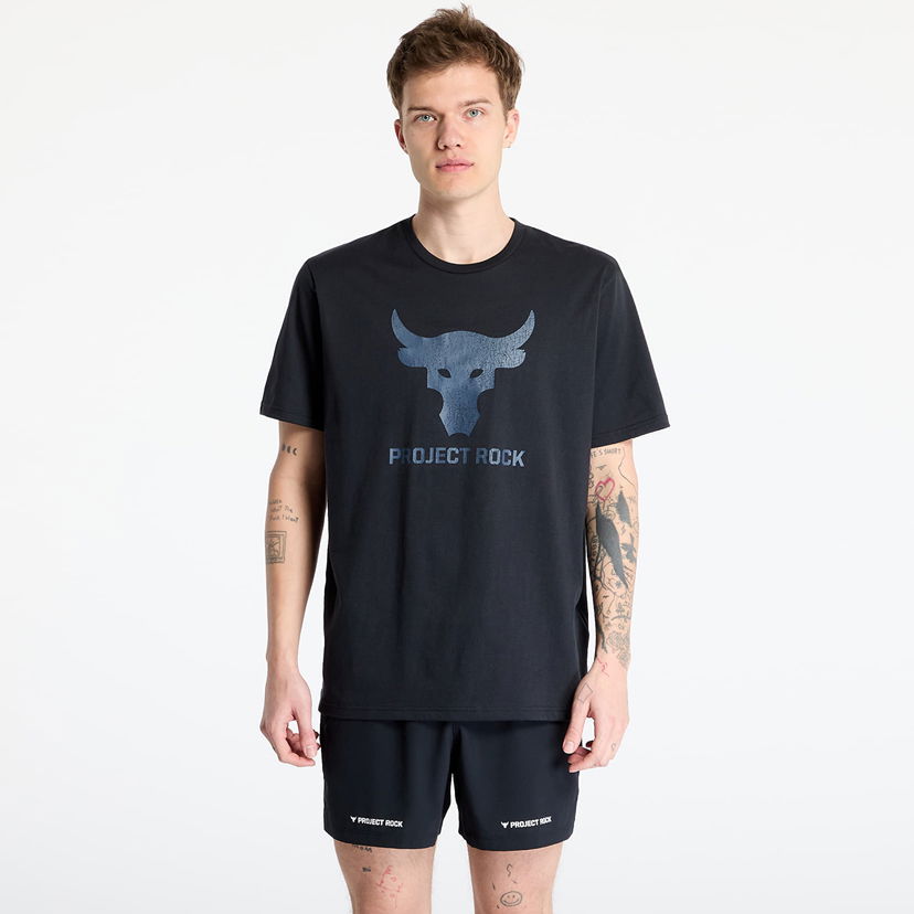 Majica kratkih rukava Under Armour Project Rock Brahma Bull Short Sleeve T-Shirt Crna | 1383191-001