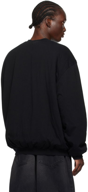 Džemper We11done We11done Padded Sweatshirt Crna | WD-TS2-24-785-U-BK, 2