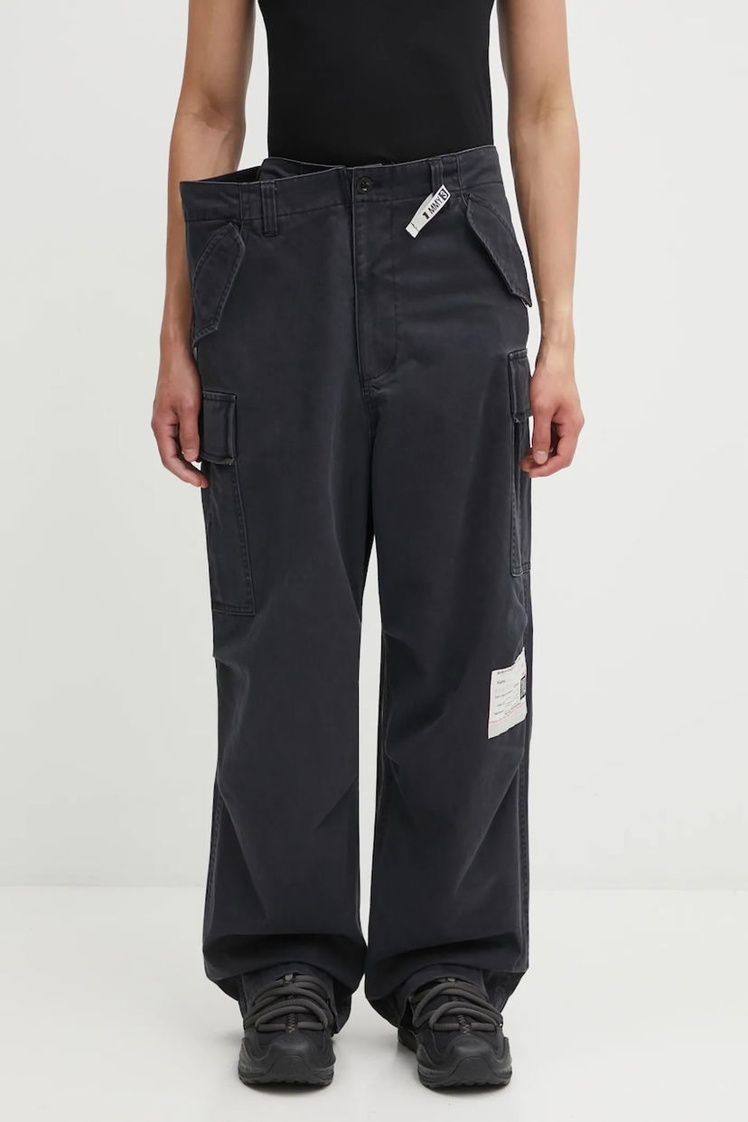 Cargo hlače Maison MIHARA YASUHIRO Maison MIHARA YASUHIRO HUGE LAYERED Cargo Pants Crna | A15PT056