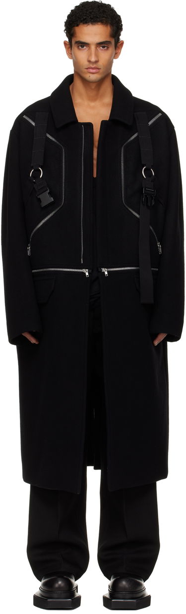 Kaputi Rick Owens Concordians Blixa Jumbo Mac Coat Crna | RR02E1903 WSFER1, 0