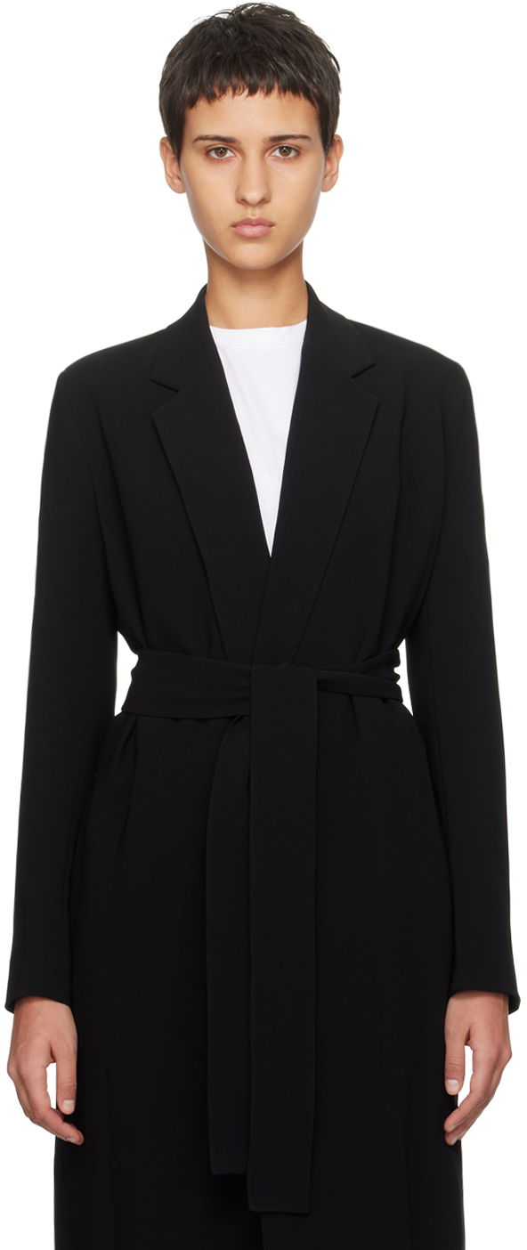 Kaputi The Row Black Harri Coat Crna | 5603-W1968