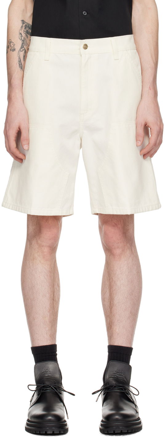 Kratke hlače Carhartt WIP Double Knee Shorts Bijela | I033118