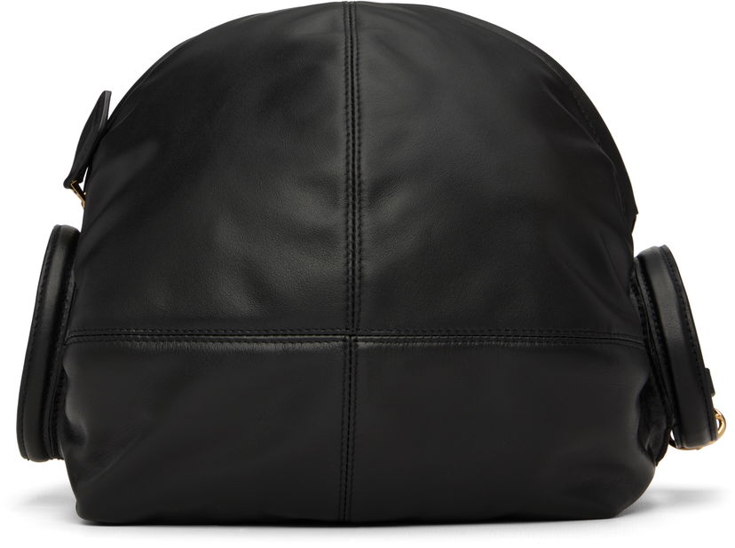 Torba za rame Alaïa ALAÏA Leather Bracelet Pouch Crna | AA1L8001I062