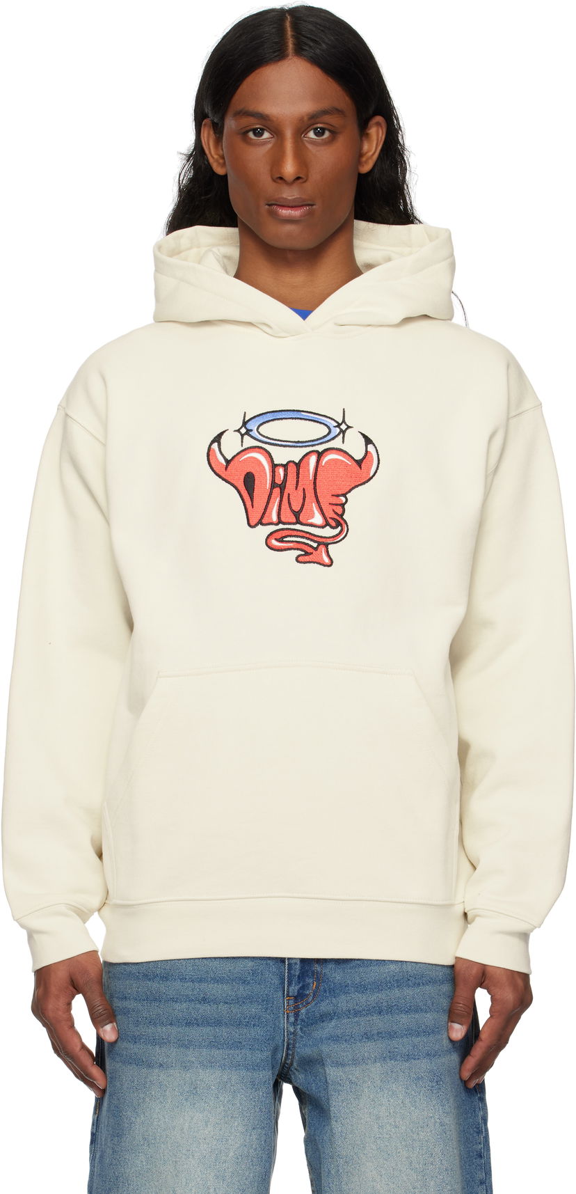 Dukserice Dime Dime Purgatory Hoodie Bijela | DIME2SP2540NAT