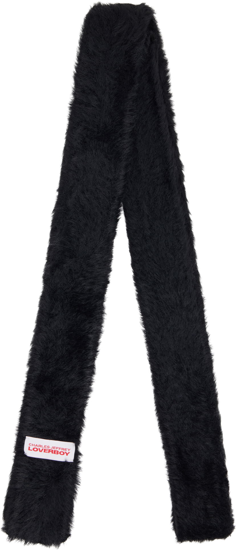 Šal Charles Jeffrey Loverboy Charles Jeffrey LOVERBOY Fluffy Skinny Scarf Crna | 54140701