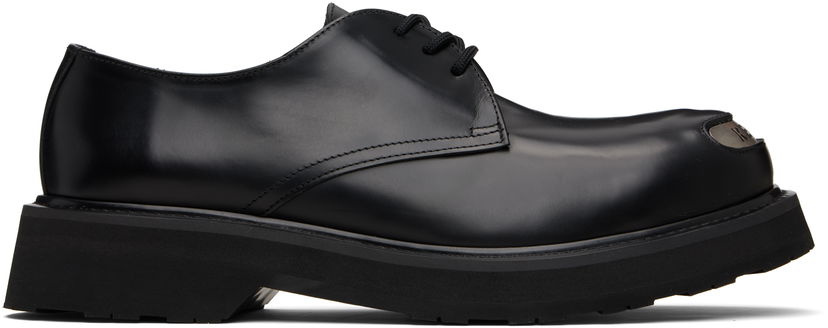 Tenisice i cipele KENZO Kenzo Paris 'KENZOSMILE' Leather Derbys Crna | FF65DB111L52