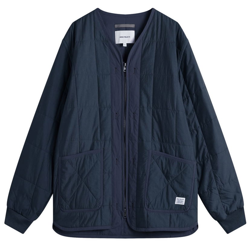 Pernata jakna NORSE PROJECTS Military Liner Jacket, Size Large Tamnoplava | N50-0272-7004